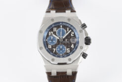 Clone Audemars Piguet Royal Oak Offshore 42 mm, Brown Ref 26470ST.OO.A099CR.01