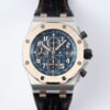 Replica Audemars Piguet Royal Oak Offshore Chronograph 42 mm, Blue Ref 26471SR.OO.D101CR.01
