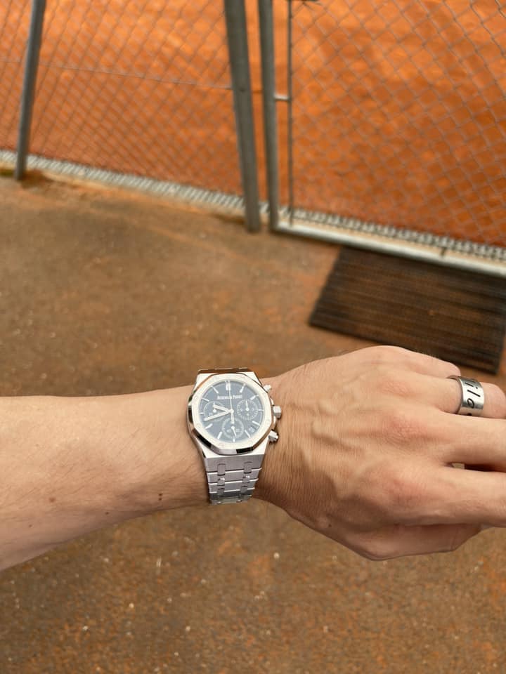 Audemars Piguet Royal Oak, silver strap