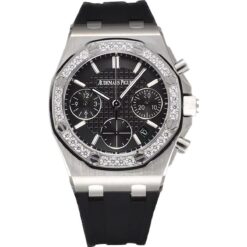 Replica Audemars Piguet Royal Oak Offshore Chronograph 37 mm, Black Dial Ref 26231ST.ZZ.D002CA.01