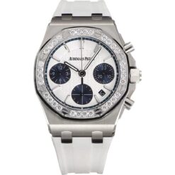 Replica Audemars Piguet Royal Oak Offshore Chronograph 37 mm, White Ref 26231ST.ZZ.D010CA.01