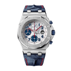 Replica Audemars Piguet Royal Oak Offshore Tour Auto 42 mm, White Ref 26208ST.OO.D305CR.0