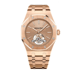 Replica Audemars Piguet Royal Oak Tourbillon 41 mm, Rose Gold Ref 26515OR.OO.1220OR.01