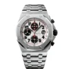 Replica Audemars Piguet Royal Oak Offshore 42 mm, White aka Panda Ref 26170ST.OO.1000ST.01