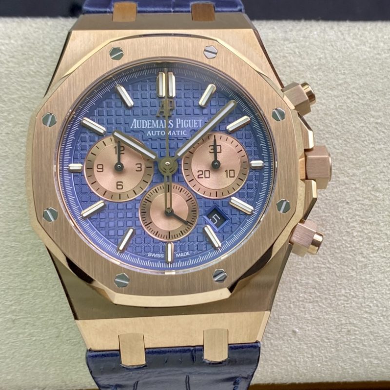 Swiss Audemars Piguet Royal Oak Replica 26331 Purple Leather strap 41MM ...